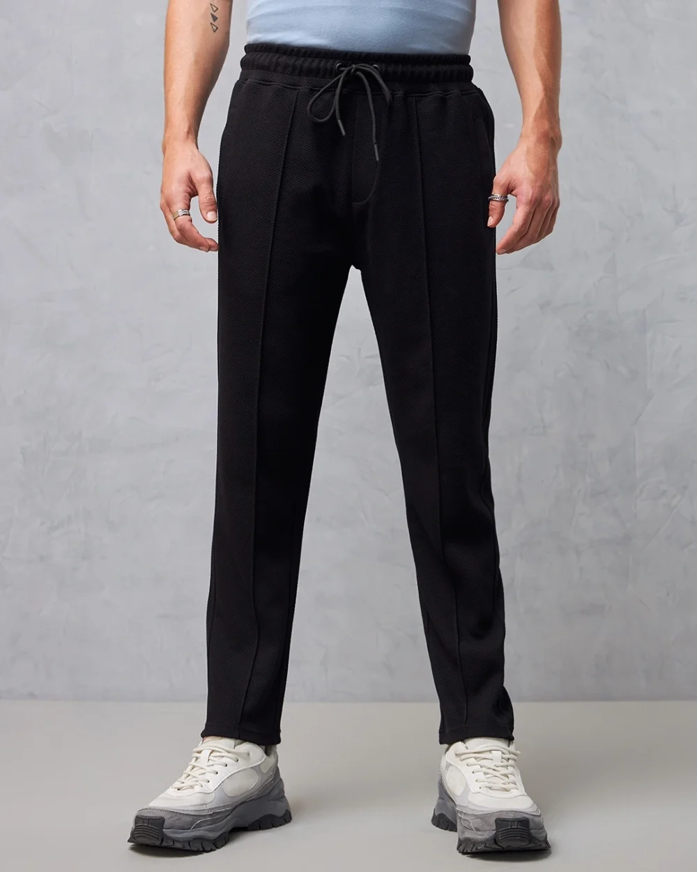 Men's Black Track Pants