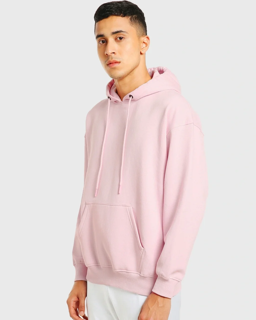 Men's Pink Oversized Hoodies - Image 2