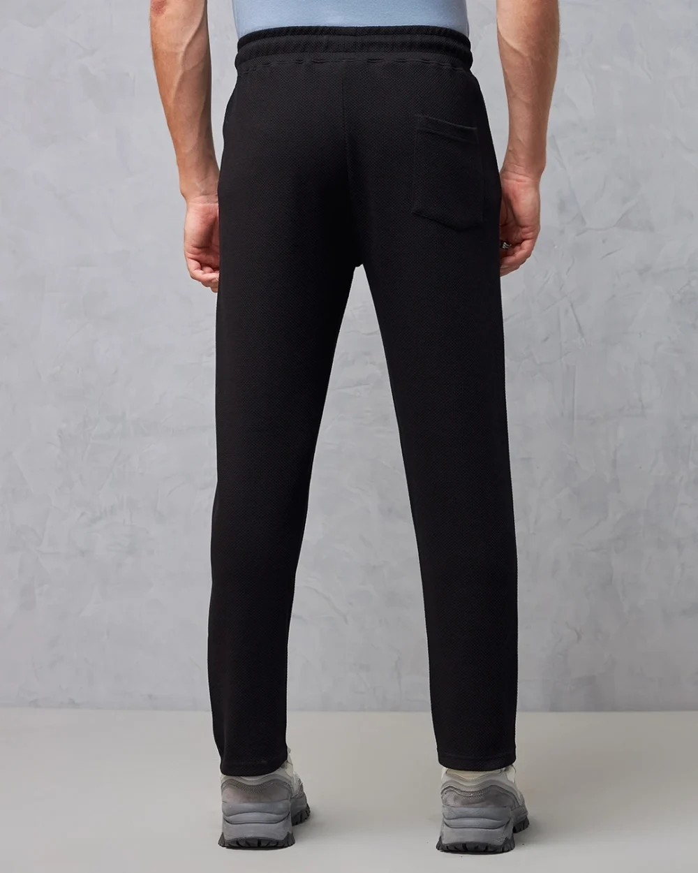 Men's Black Track Pants - Image 3