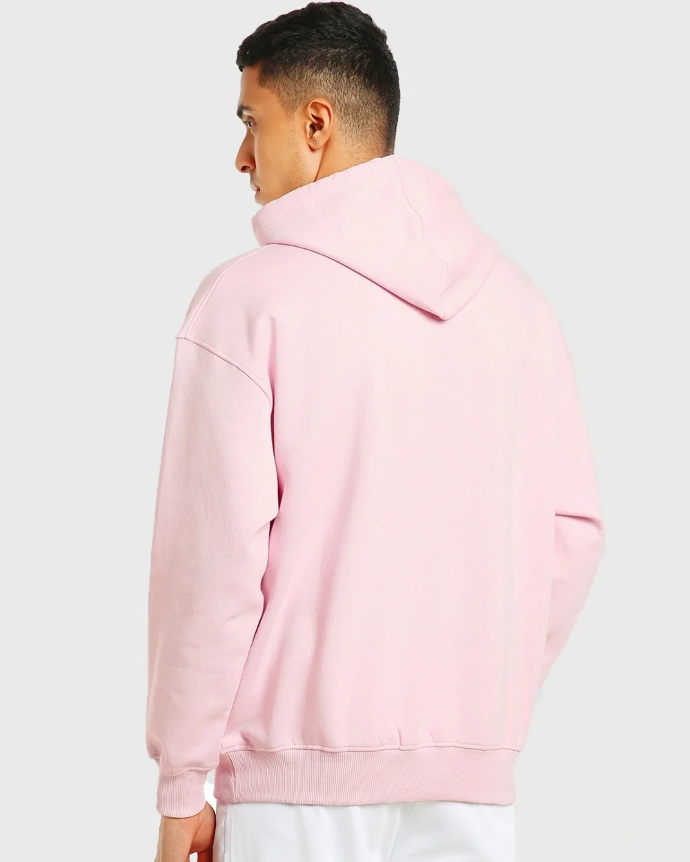 Men's Pink Oversized Hoodies - Image 3