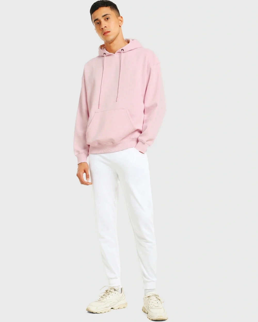 Men's Pink Oversized Hoodies - Image 4