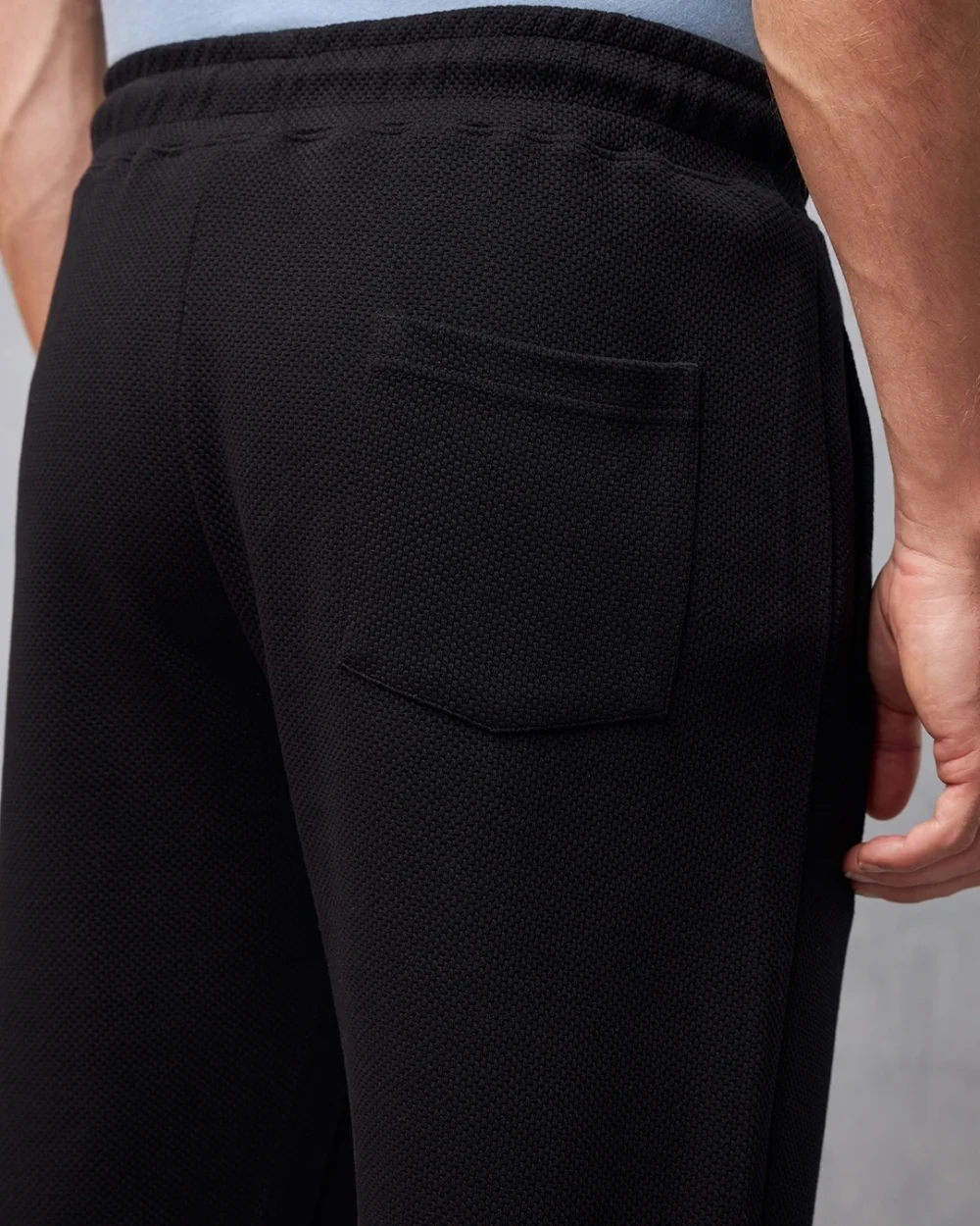 Men's Black Track Pants - Image 7